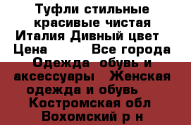 Туфли стильные красивые чистая Италия Дивный цвет › Цена ­ 425 - Все города Одежда, обувь и аксессуары » Женская одежда и обувь   . Костромская обл.,Вохомский р-н